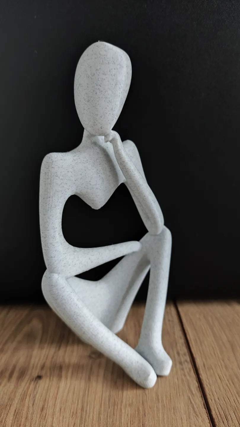Sculpture abstraite de pensée - Art Print