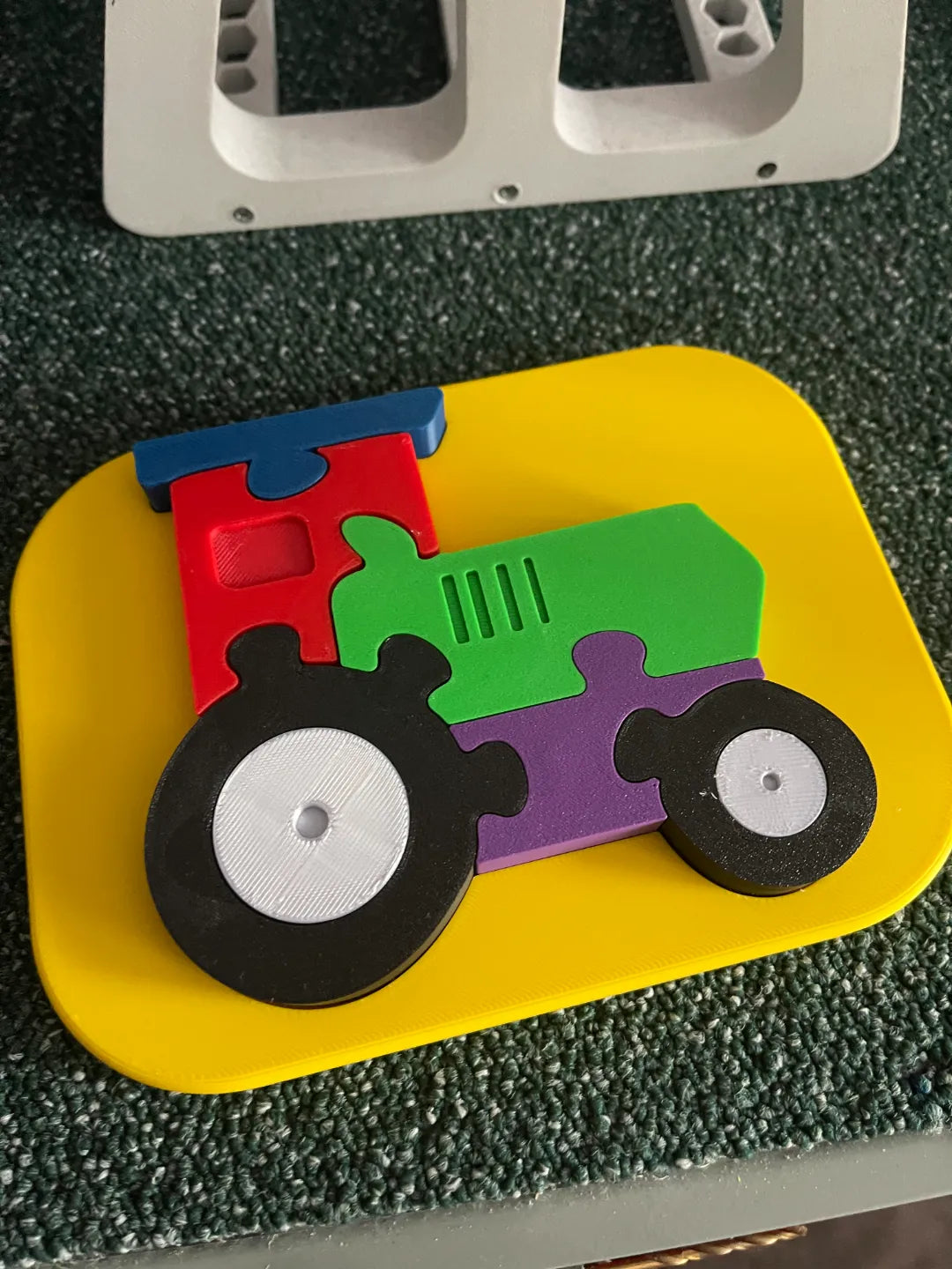 Tracteur - puzzle pour enfants - Bébé Print