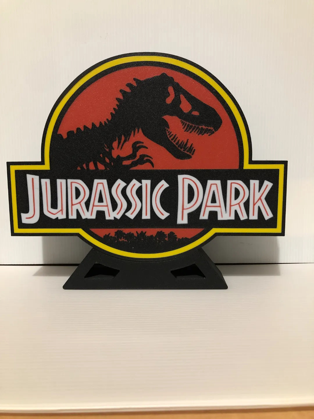 Jurassic Park Lightbox avec socle - Geek Print