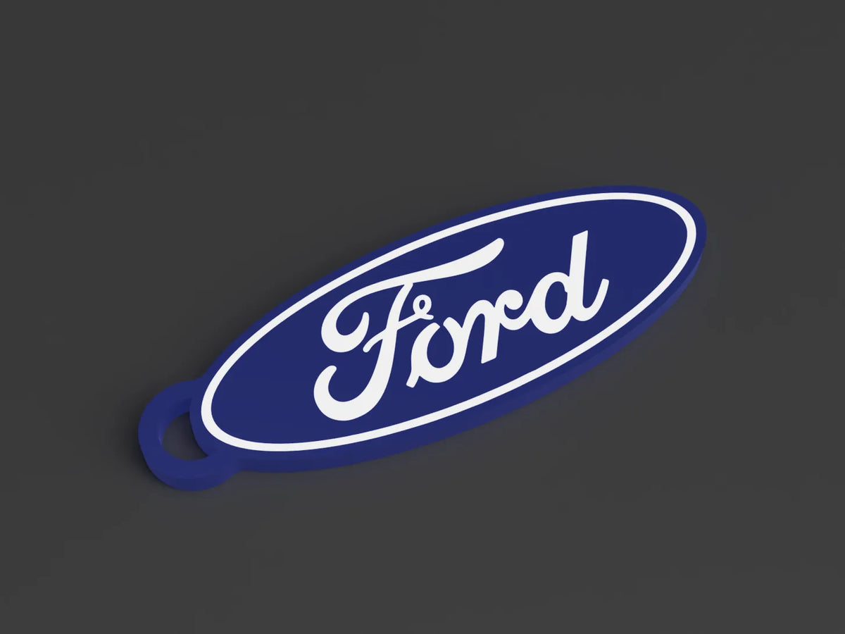 Porte-clés avec logo Ford (double face) - Figurine Print