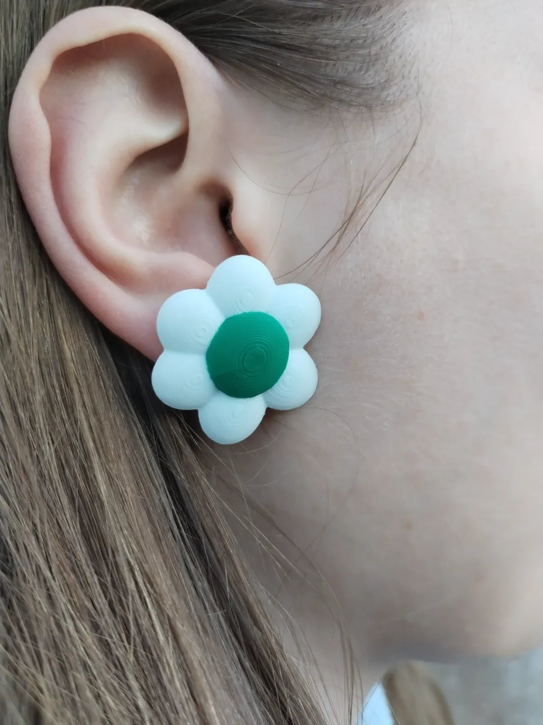 Boucles d'oreilles et broche de la Princesse Daisy dans Mario Bros - Bijoux Print