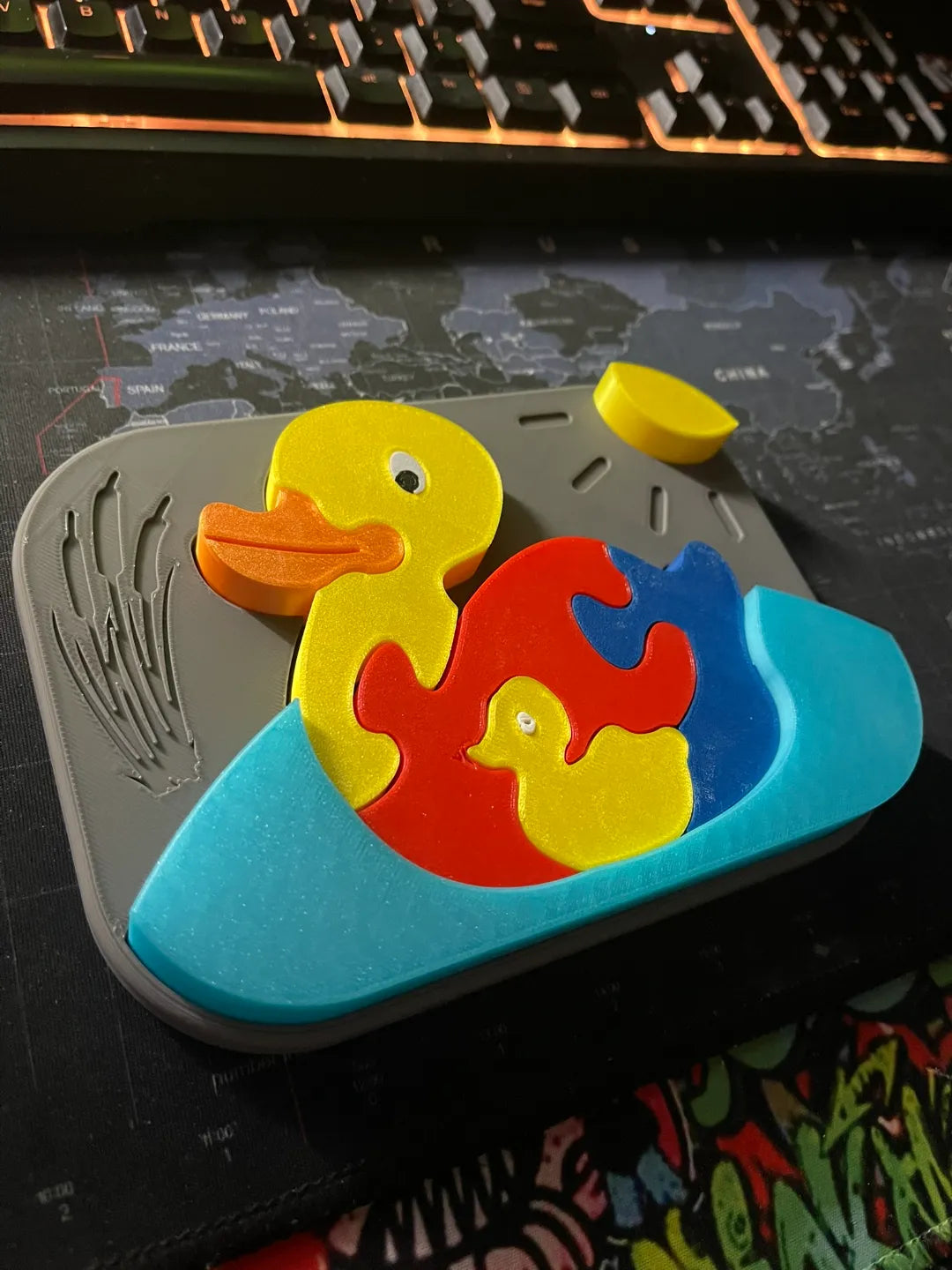 Canard - puzzle pour enfants - Bébé Print