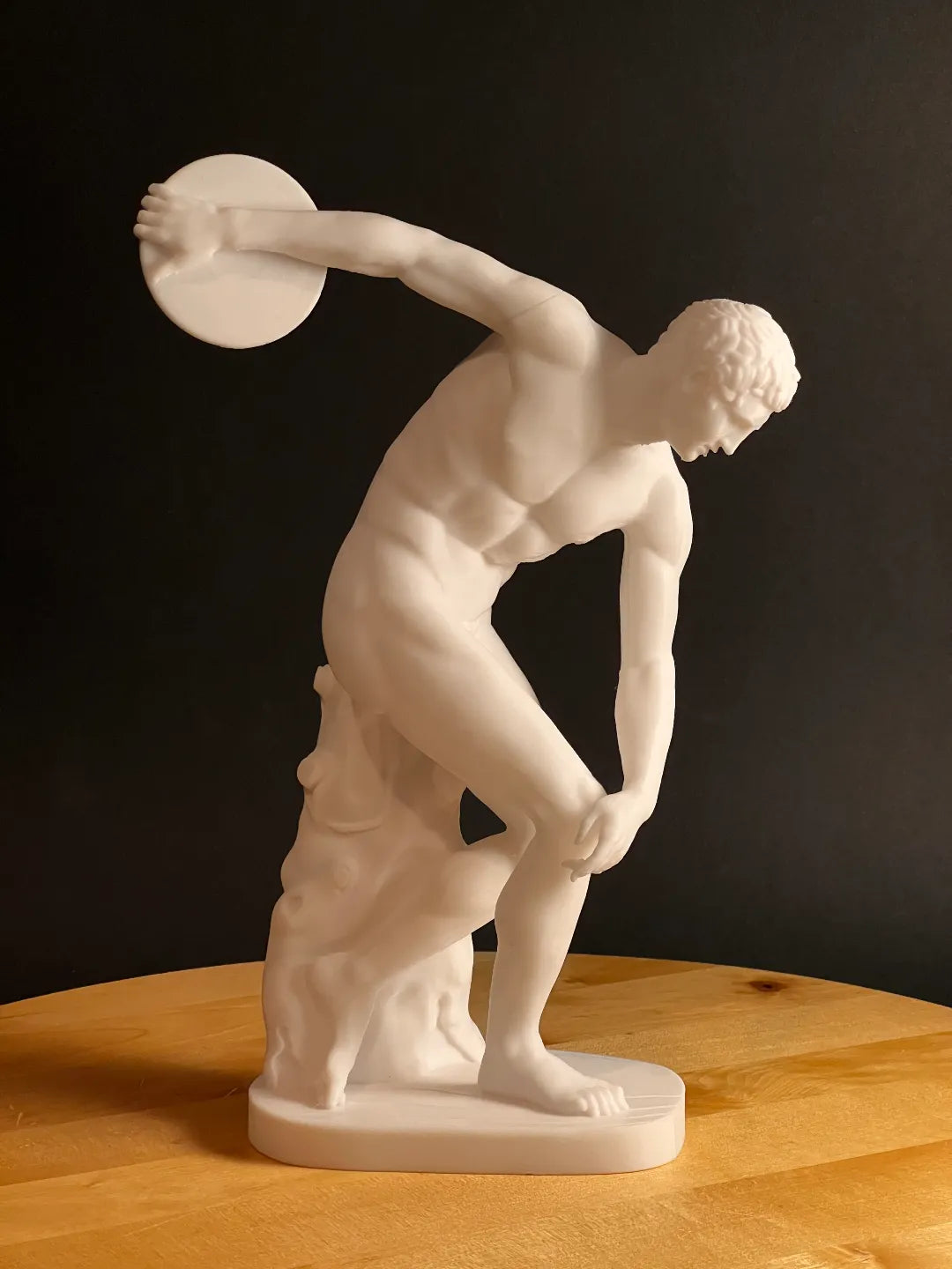 Réplique authentique du Discobole, Sculpture discobole - Maquette Print
