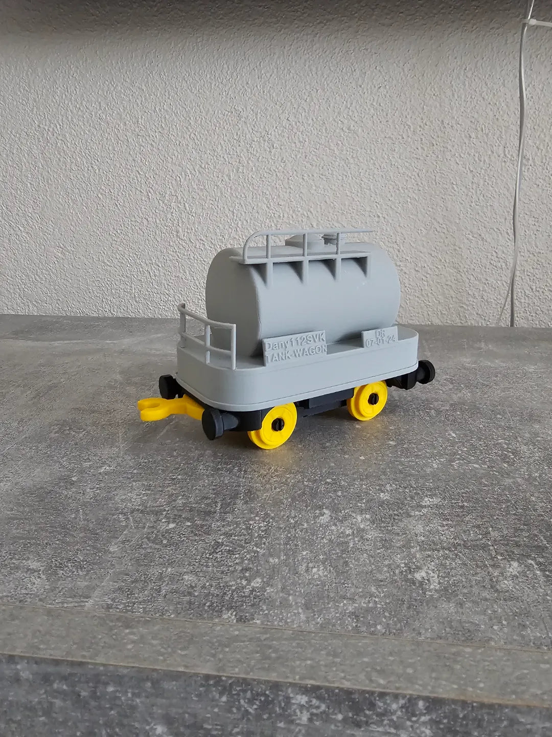 Wagon citerne de train compatible avec " Duplo" - Maquette Print