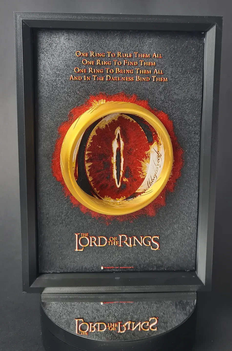 L'Anneau Unique du Seigneur des Anneaux Hueforge - Geek Print