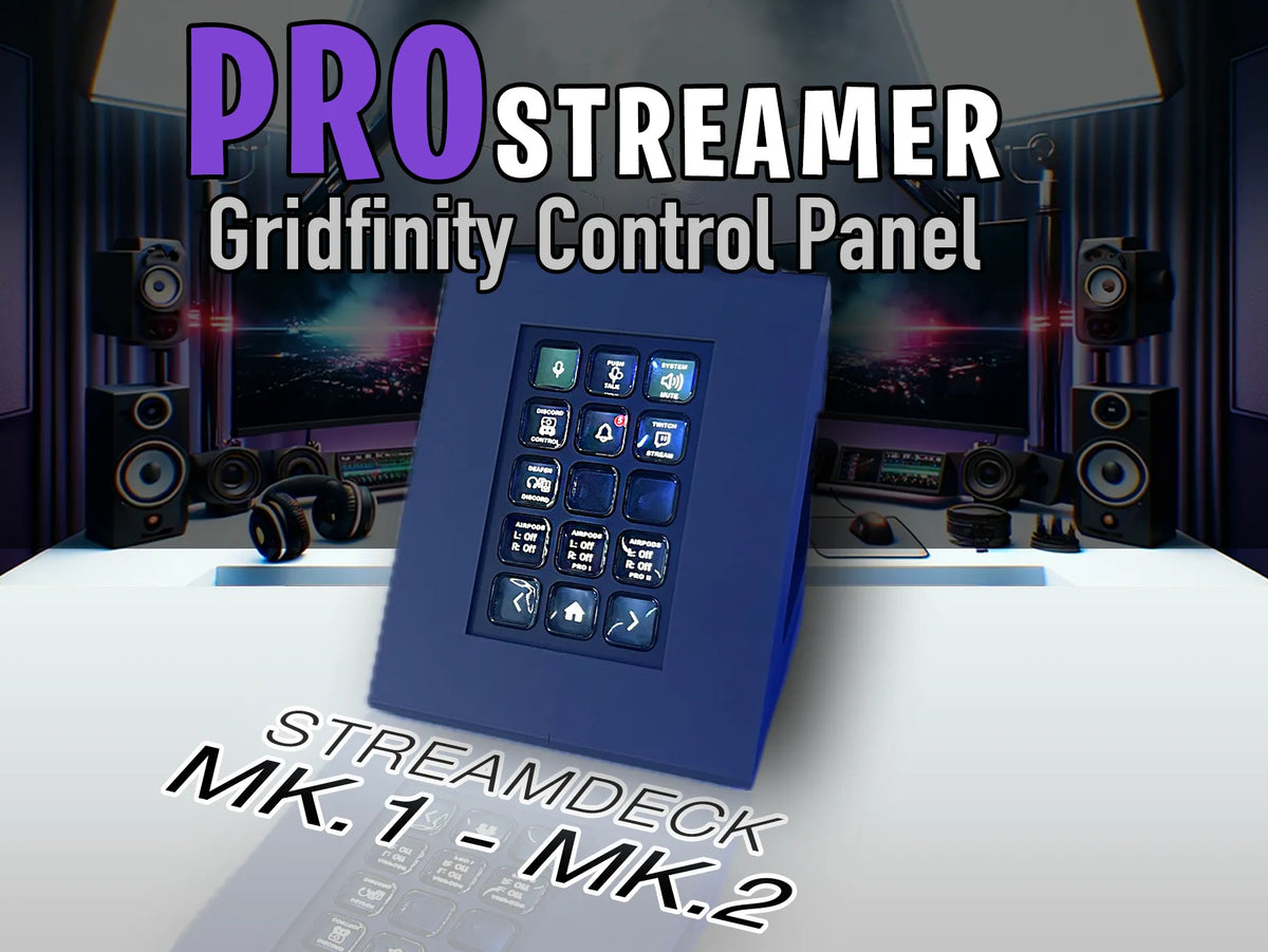 Pro Streamer MK1/MK2 (15 boutons Stream Deck) - Tech Print