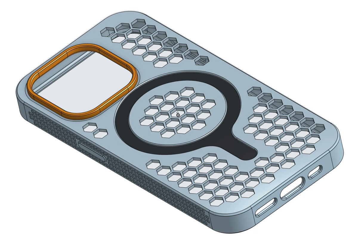 Étui pour iPhone 15 Pro (flexible, MagSafe) - Tech Print
