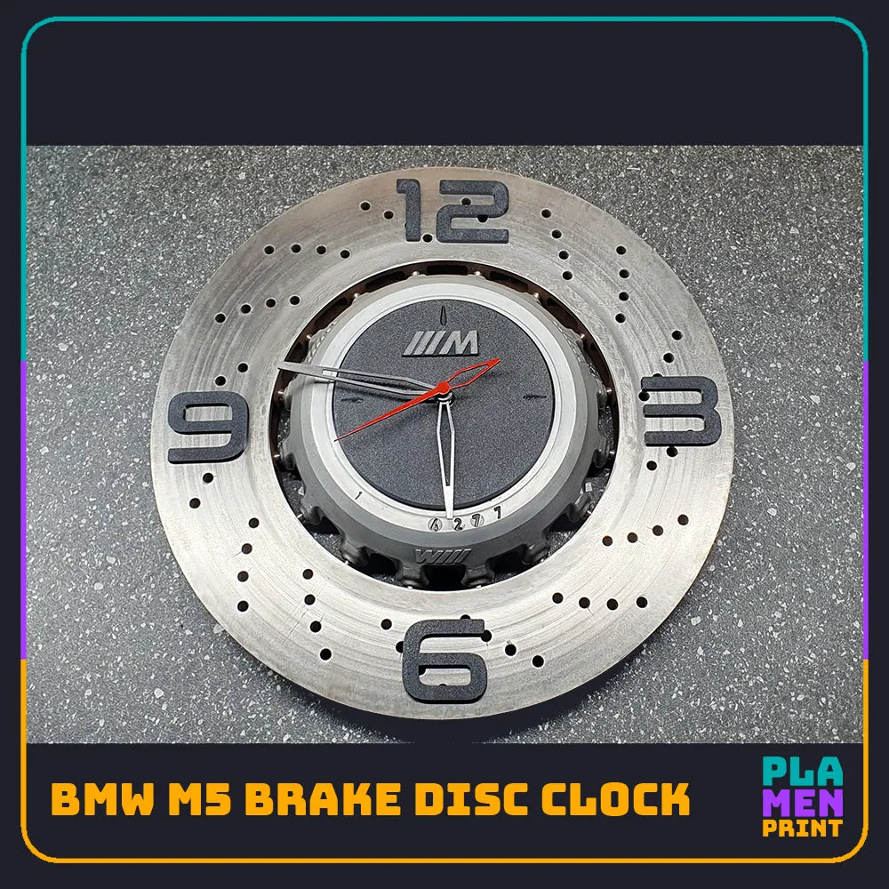 Horloge à disque de frein BMW M5 - Auto Print