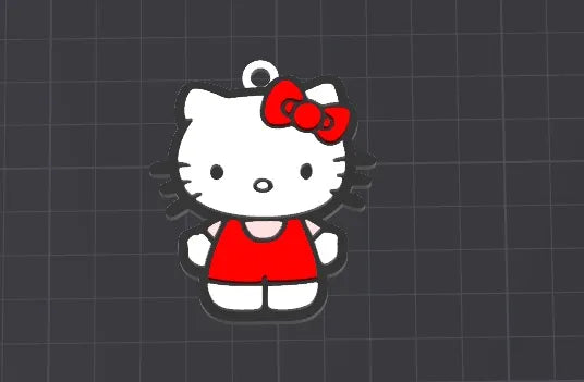 Charme de porte-clés / collier Hello Kitty adorable - Bijoux Print