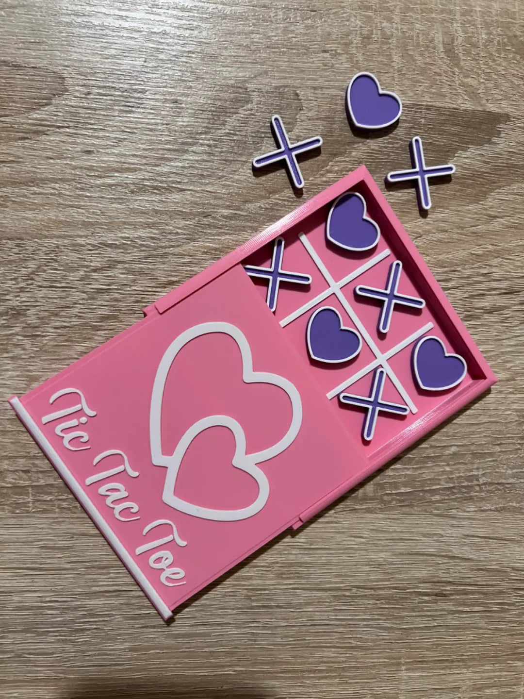 Boîte de tic-tac-toe pour la Saint-Valentin - Jeux Print