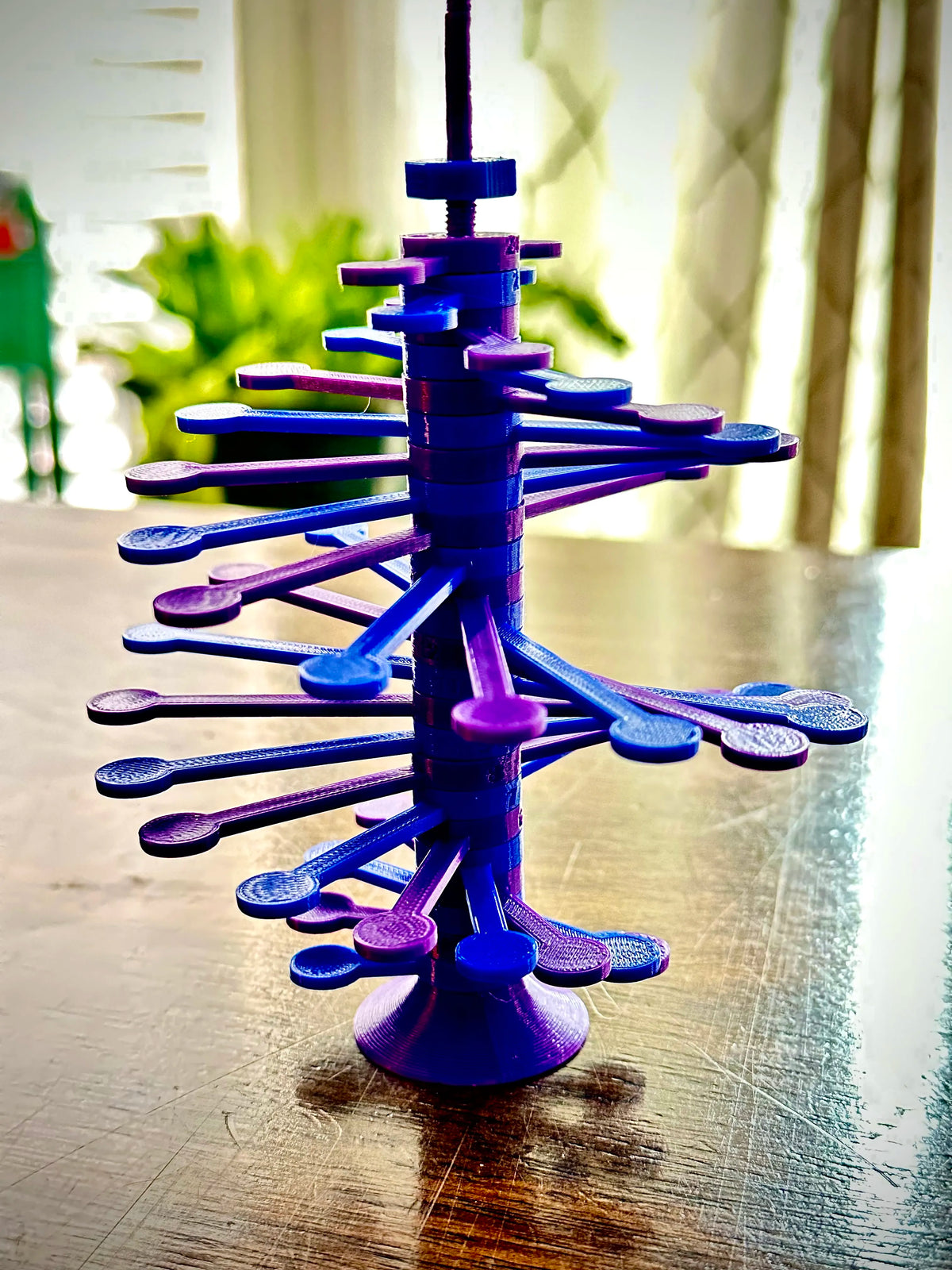 Jouet de physique en spirale - Sculpture cinétique Helicone - Fidget satisfaisant - Art Print
