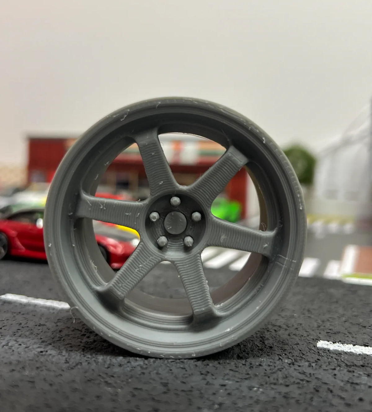 Rays Volk Racing TE37 - Décoration de roue réelle - Auto Print