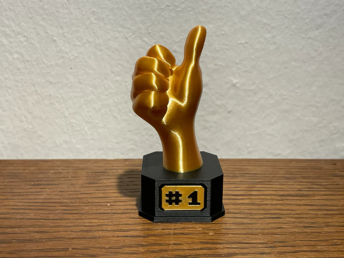 Trophée Pouce en l'air - Cadeau Print