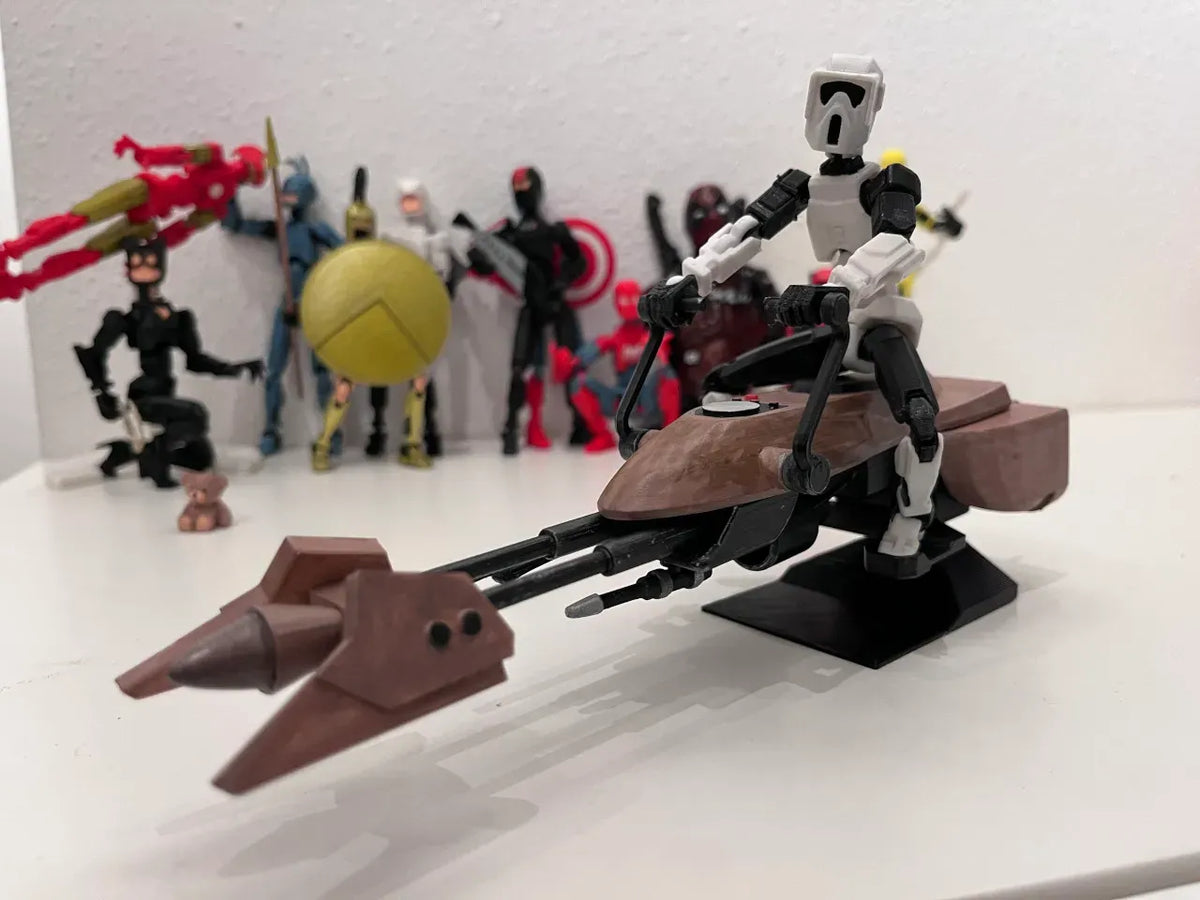 Dummy 13 - Speeder de Star Wars simplifié - Geek Print