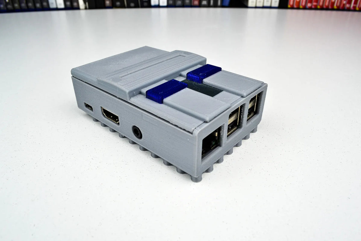 Boîtier SNES pour Raspberry Pi (3B & 4B) - Jeux rétro - Bureau Print