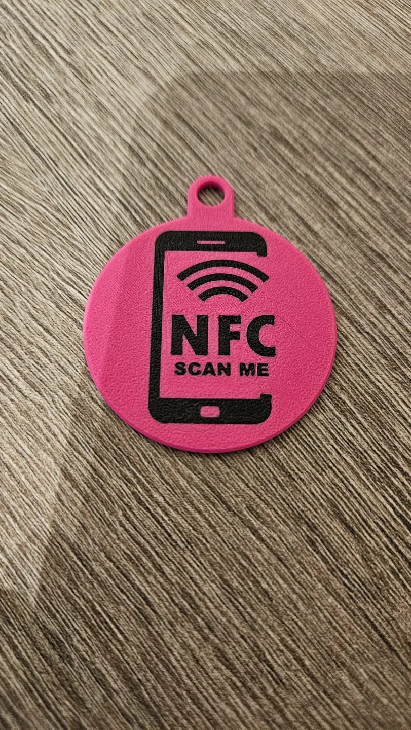 NFC Hanger / Collier de Chien / NFC Anhänger neue Version - Pet Print