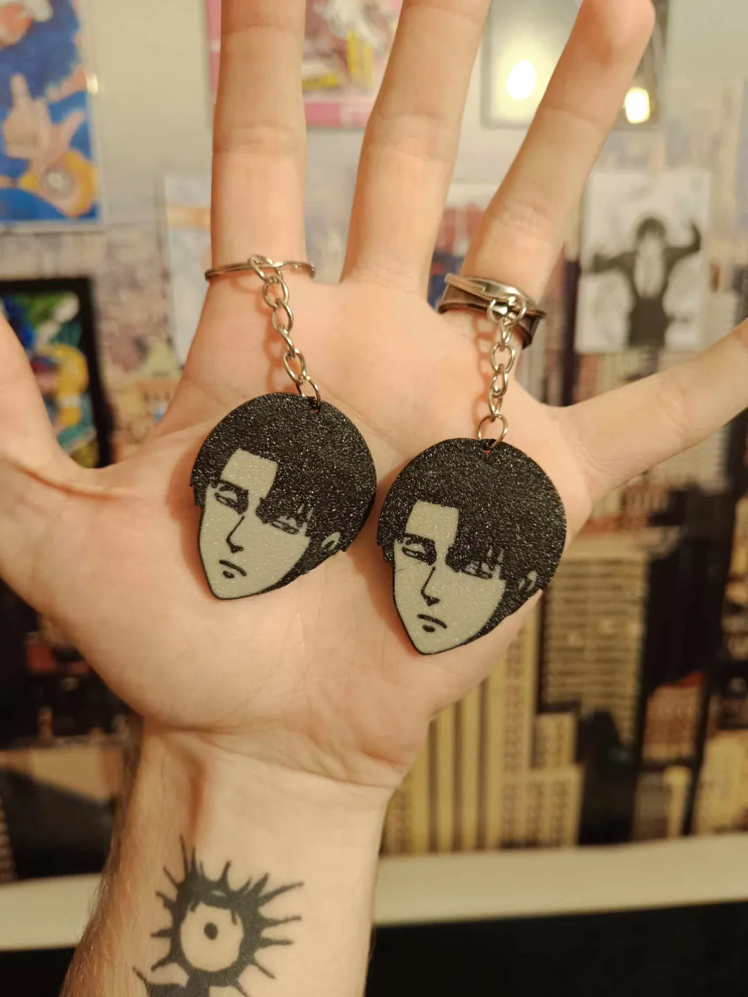 Porte-clés Levi / L'Attaque des Titans - Geek Print