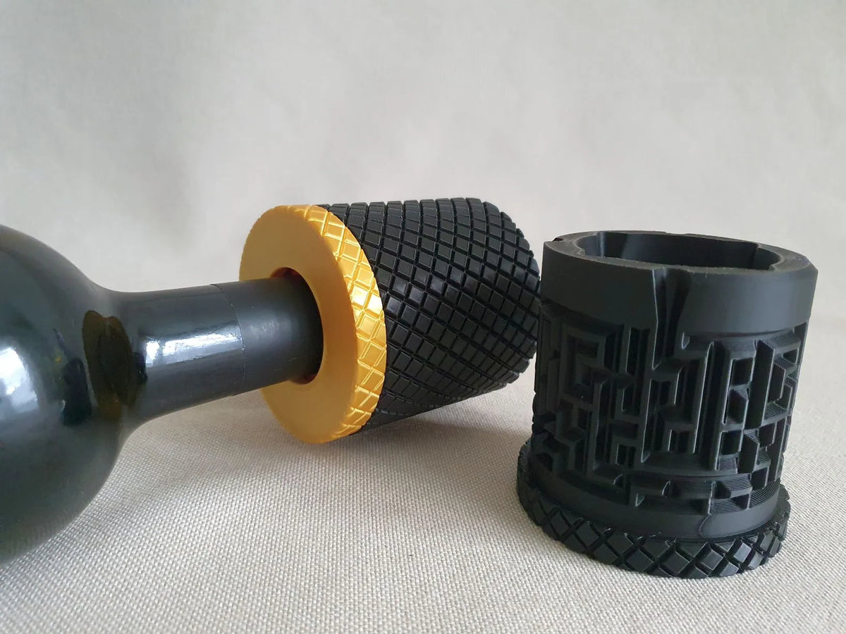Boîte à énigme de labyrinthe pour bouteille de vin / Wein Labyrinth - Jeux Print