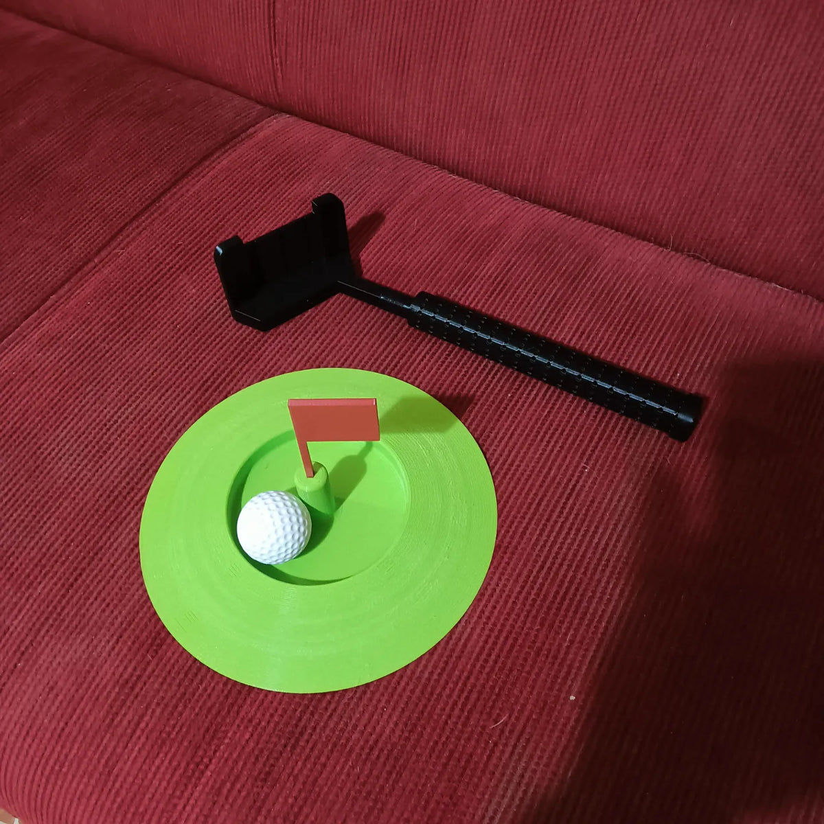 Trou d'entraînement et balle de golf pour putter - Sport Print