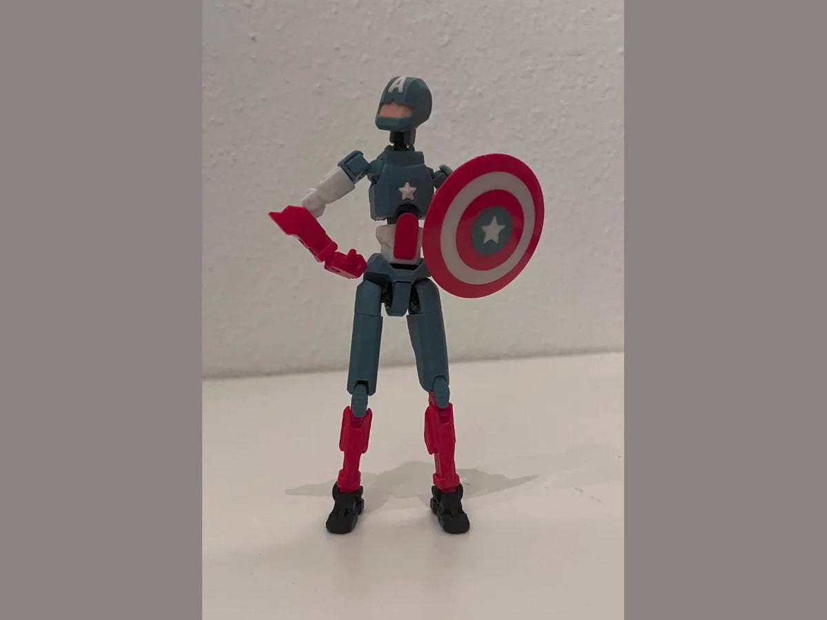 Dummy 13 se rend à la Comic CON - Captain America - Geek Print