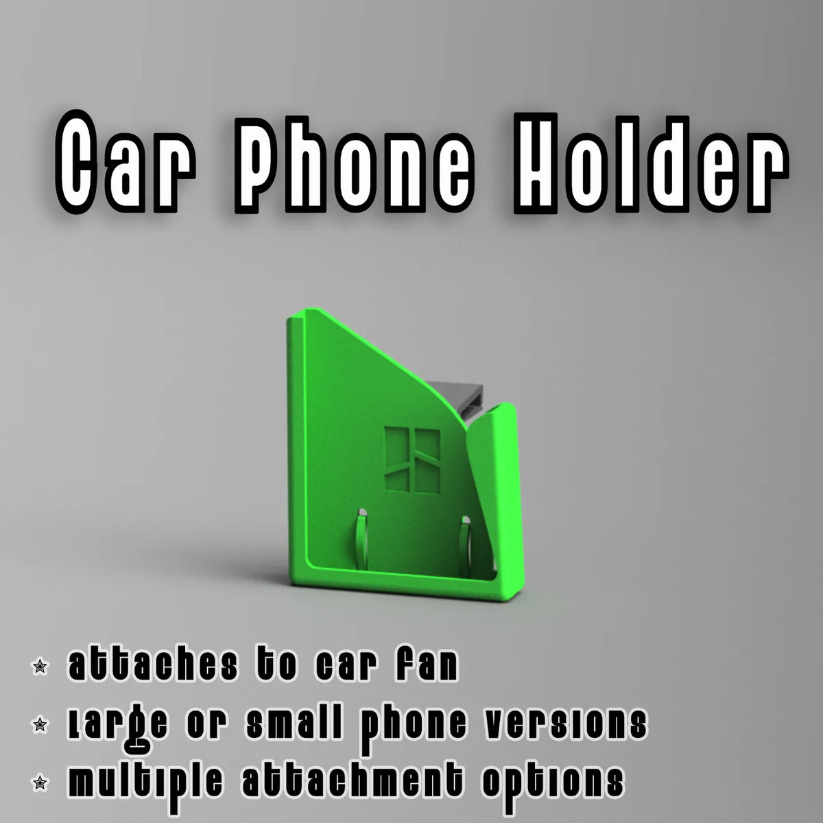 Support universel pour téléphone portable (montage sur ventilateur) - Auto Print