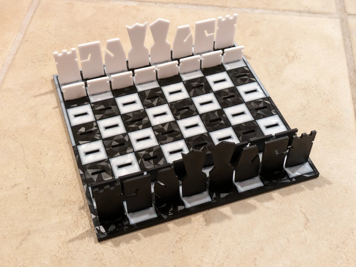 Ensemble d'Échecs sur Carte - Jeux Print