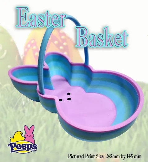 Panier de Pâques Lapin Peeps - Fêtes Print