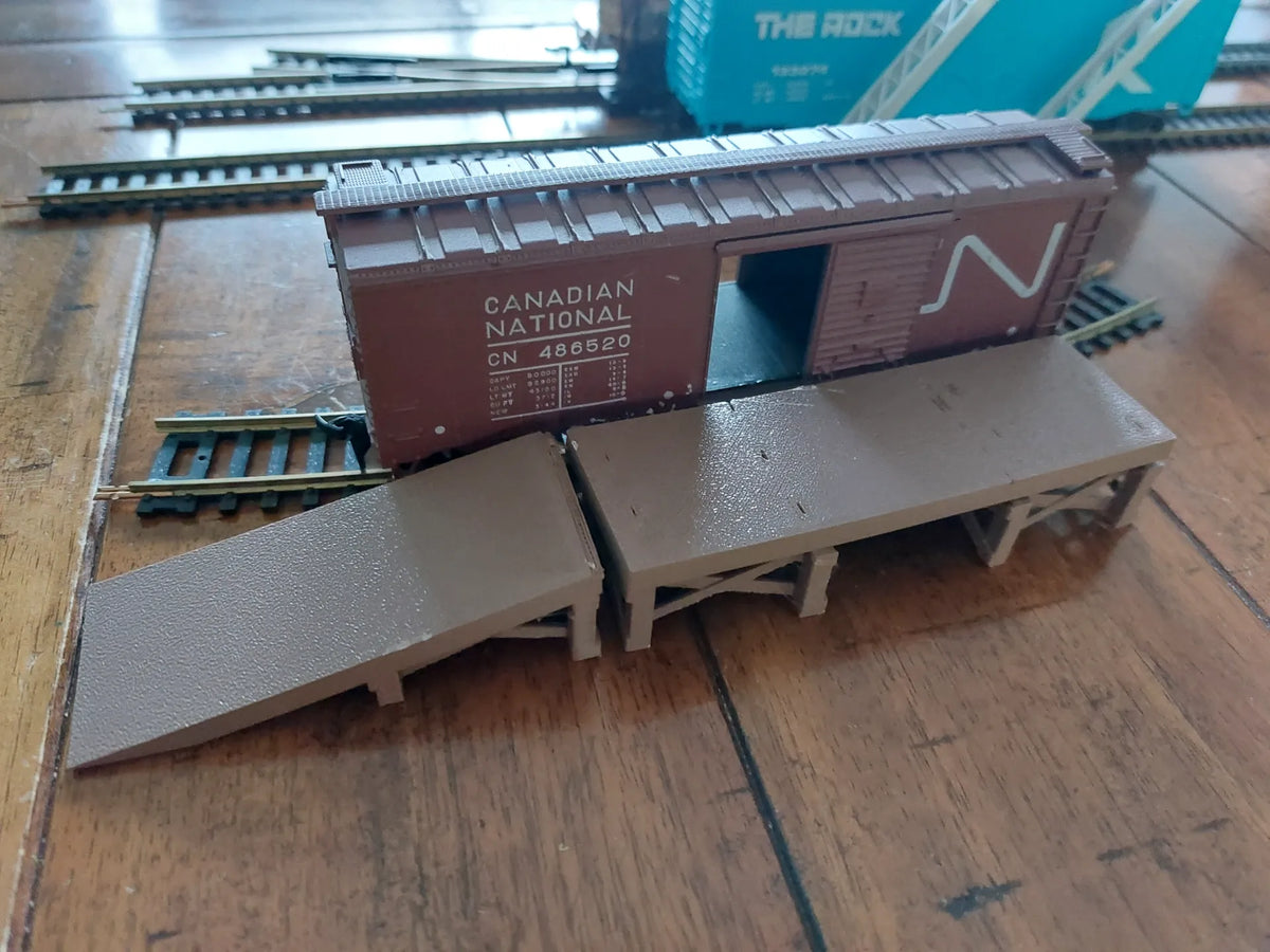 Rampe de chargement à l'échelle HO - Maquette Print