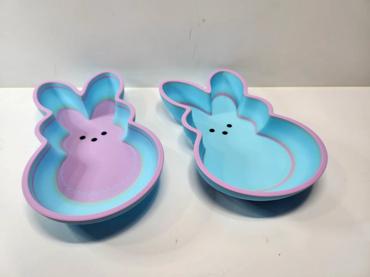 Ensemble de plats à bonbons de Pâques Peeps - Fêtes Print