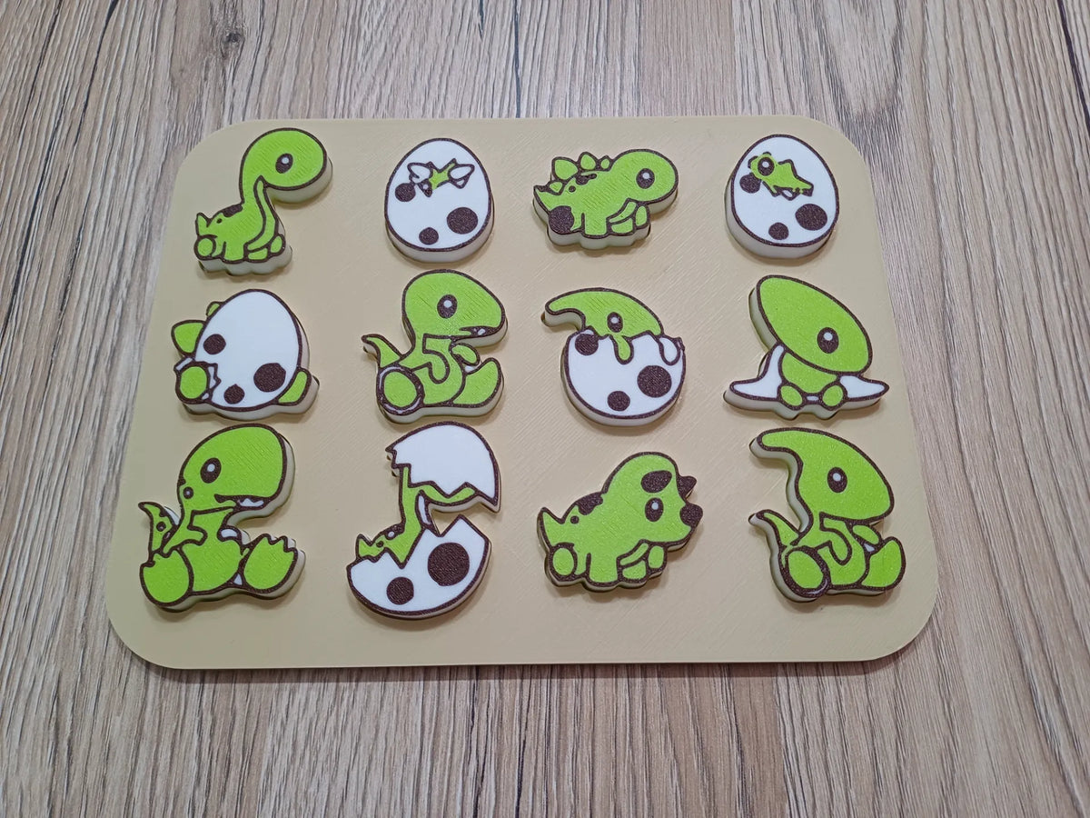 Œufs de dinosaures - puzzle pour enfants - Bébé Print