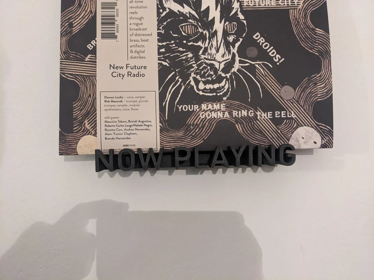 Support pour vinyle en cours de lecture - Music Print