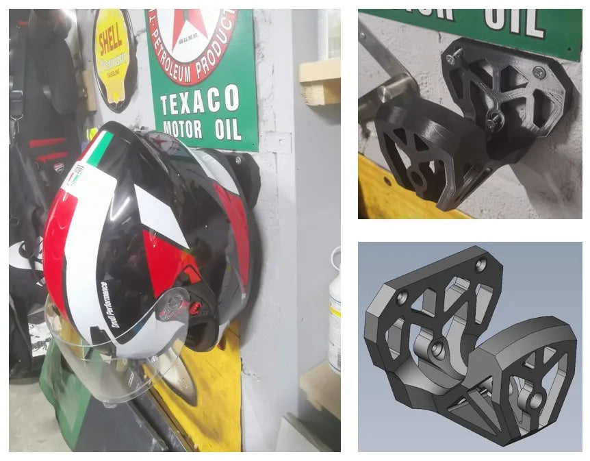 Support pour casque – modèle 2 - Vélo Print