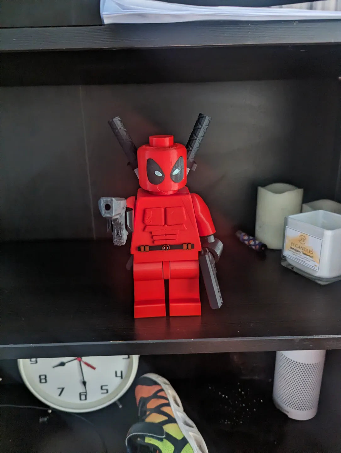 Deadpool Personnage en Briques - Geek Print