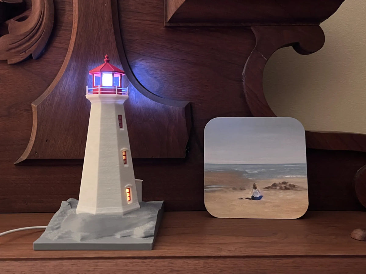Phare de Peggy's Point NS Canada - Échelle HO - Maquette Print