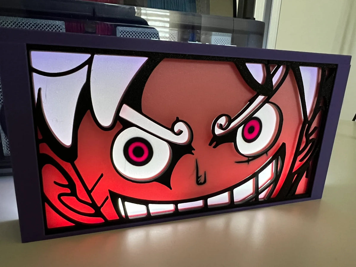 Une pièce Monkey D. Luffy Gear 5 - Figurine Print