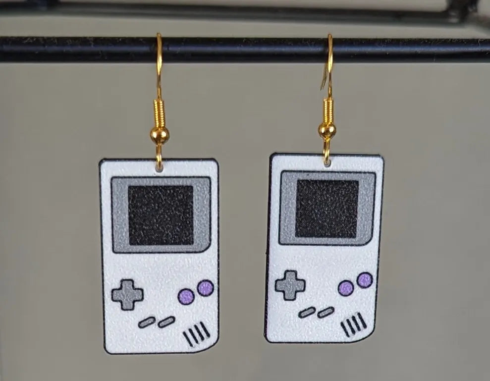 Boucles d'oreilles Game Boy Classic - Geek Print