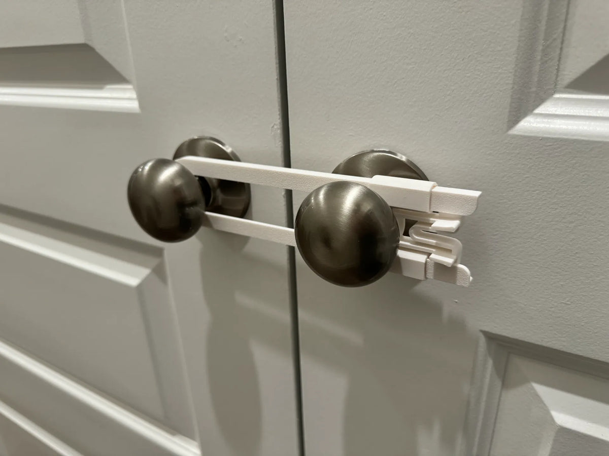 Verrou de porte pour enfant pour porte française/armoire - Bébé Print