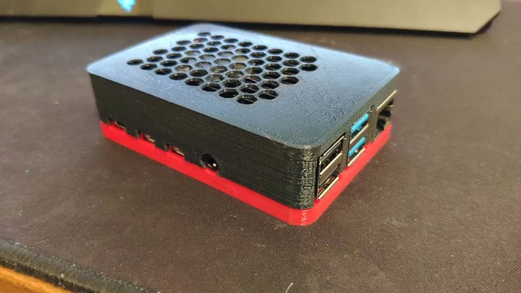 Boîtier Raspberry Pi 4b pour ventilateur avec dissipateur thermique - Bureau Print