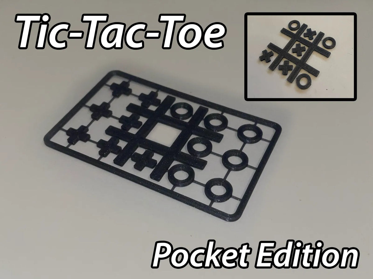 Tic-Tac-Toe de poche – modèle 2 - Jeux Print