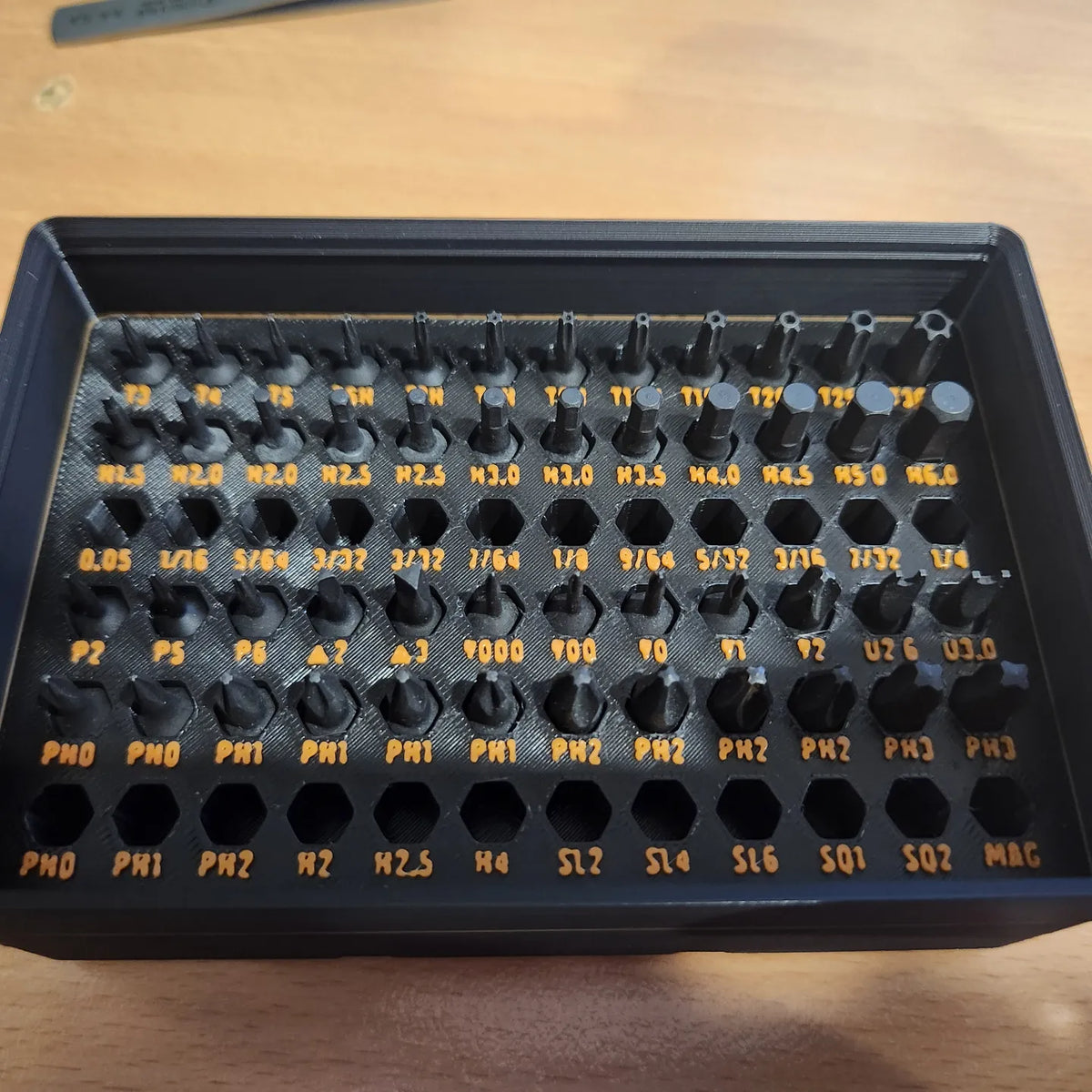 Boîte à embouts de tournevis Gridfinity LTT - Atelier Print