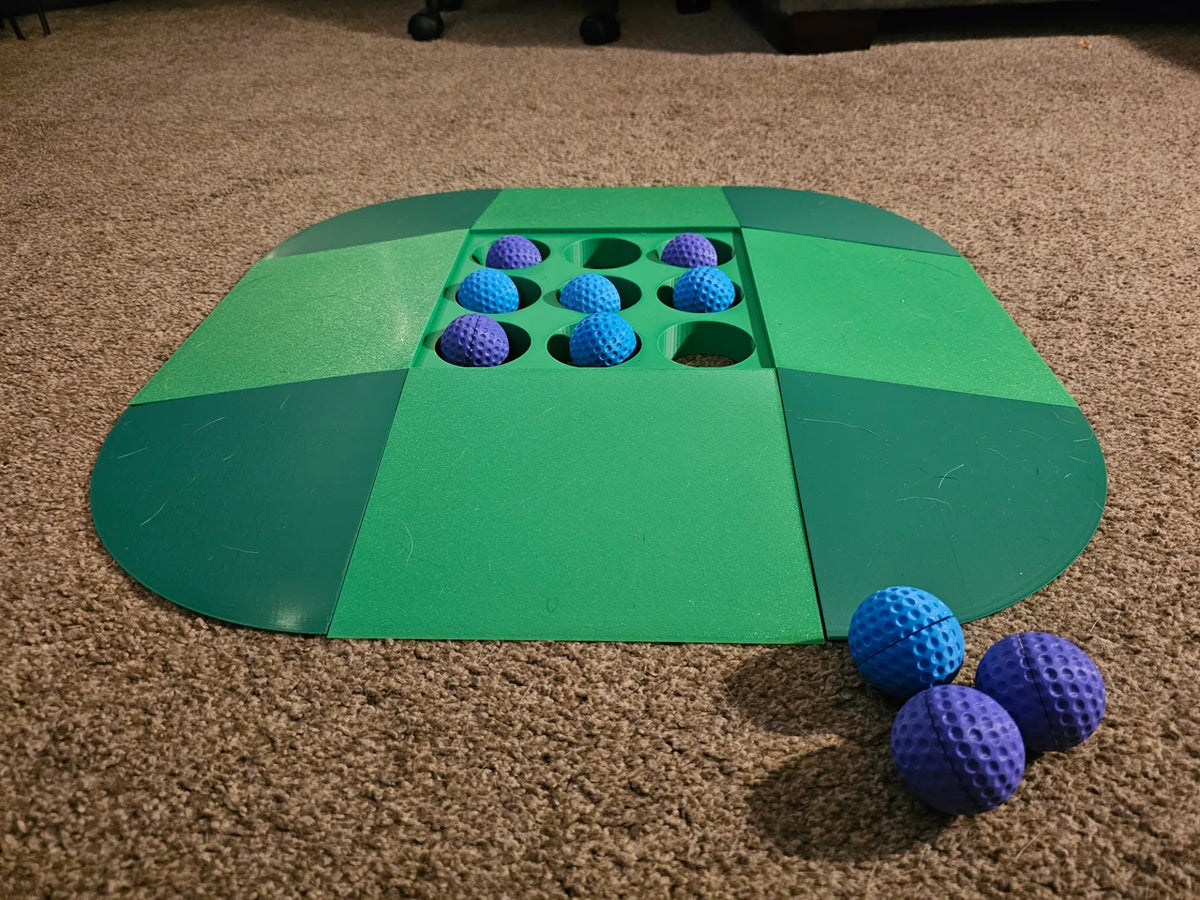 Mini-golf Tic Tac Toe en Putt - Jeux Print