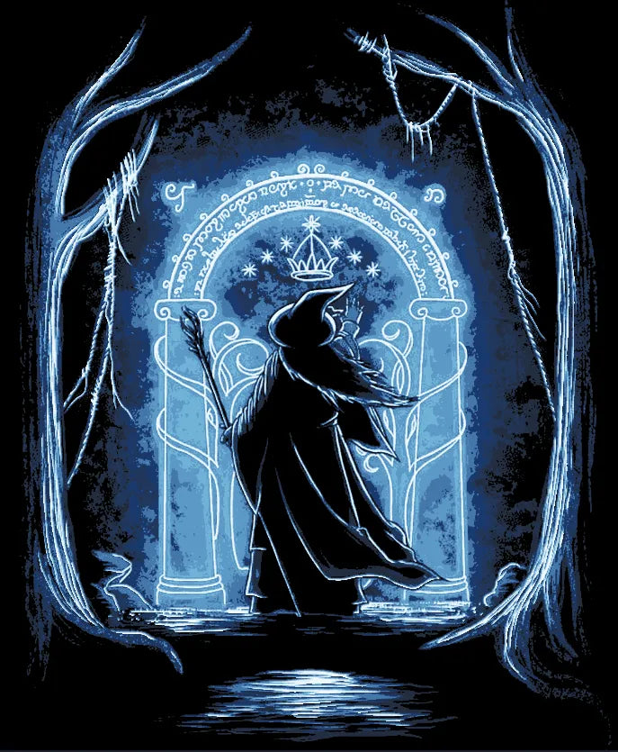 Hueforge - Le Seigneur des Anneaux - Les Portes de Gandalf Durin - Geek Print