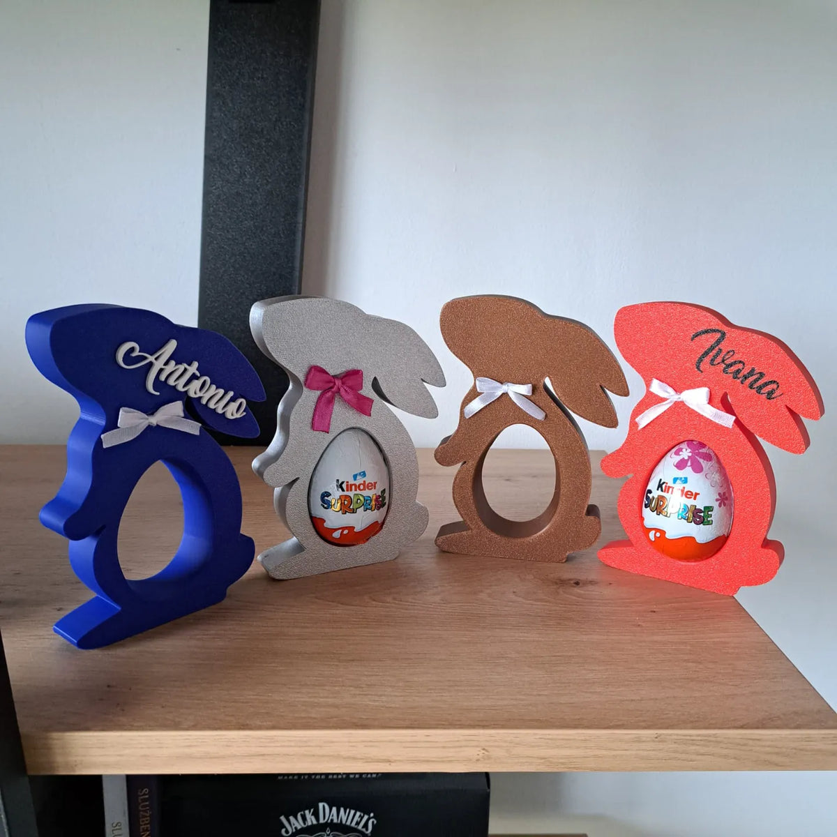 Support pour Kinder Surprise de lapin de Pâques - Figurine Print