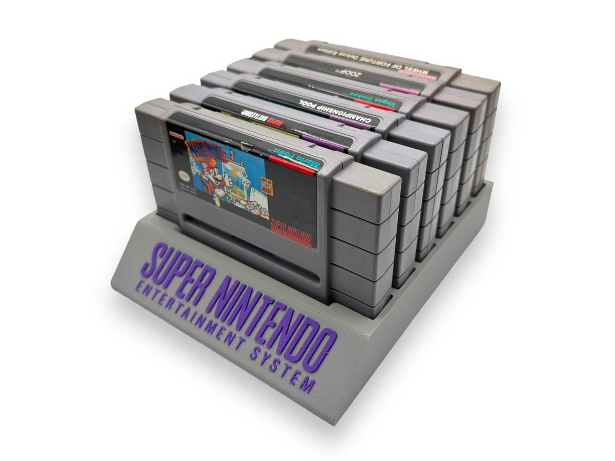 Support pour jeu vidéo Super Nintendo (SNES) - Geek Print