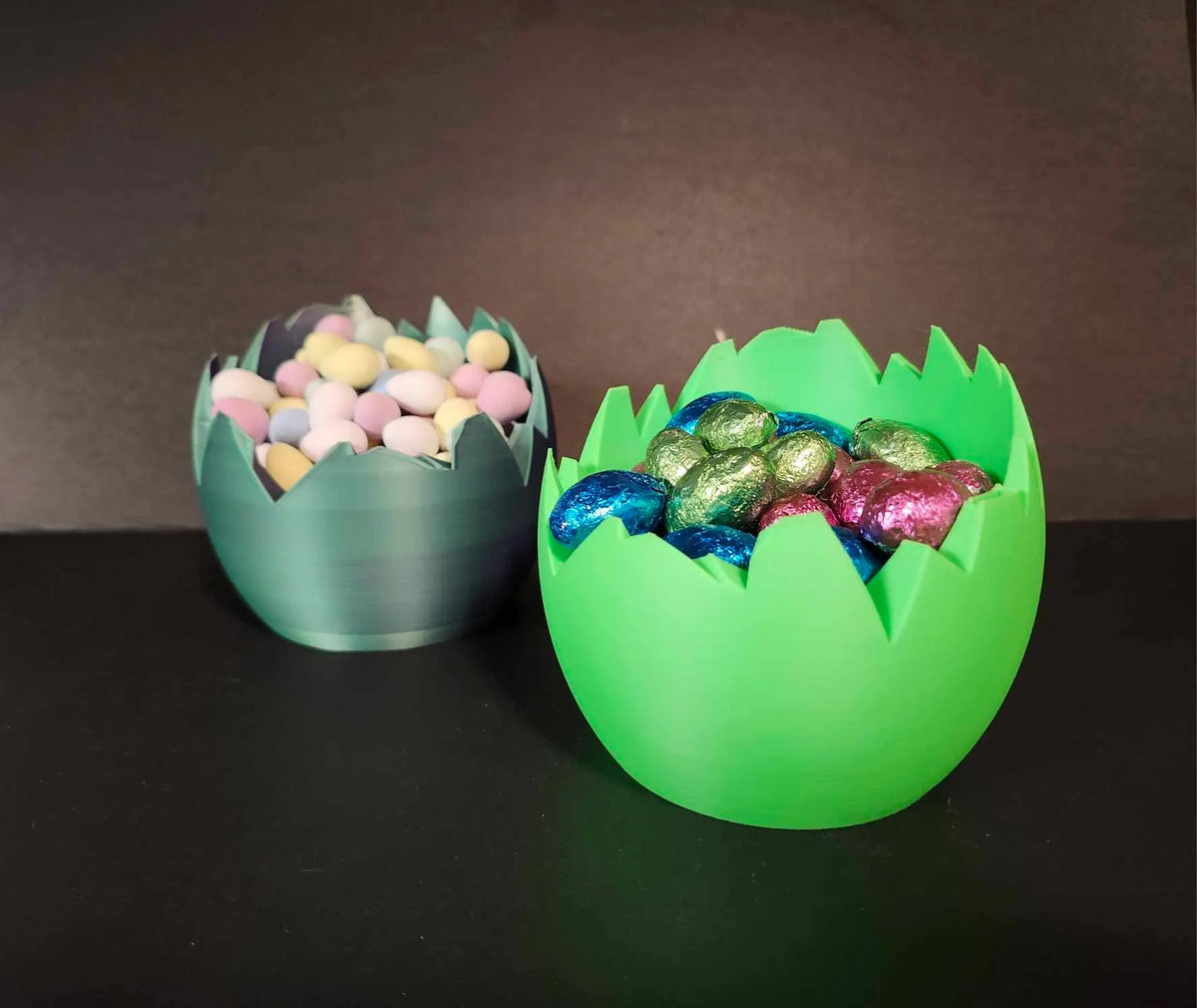 Bol / plat pour bonbons en forme d'œuf de Pâques fissuré - Fêtes Print