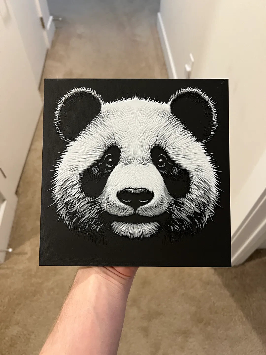 Visage de Panda Art Hueforge - Art Print