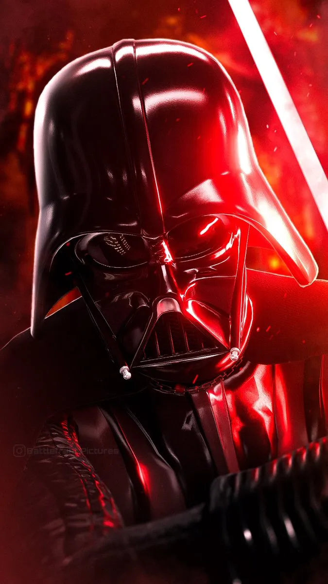 Portrait de Dark Vador HueForge - Star Wars - Art Print
