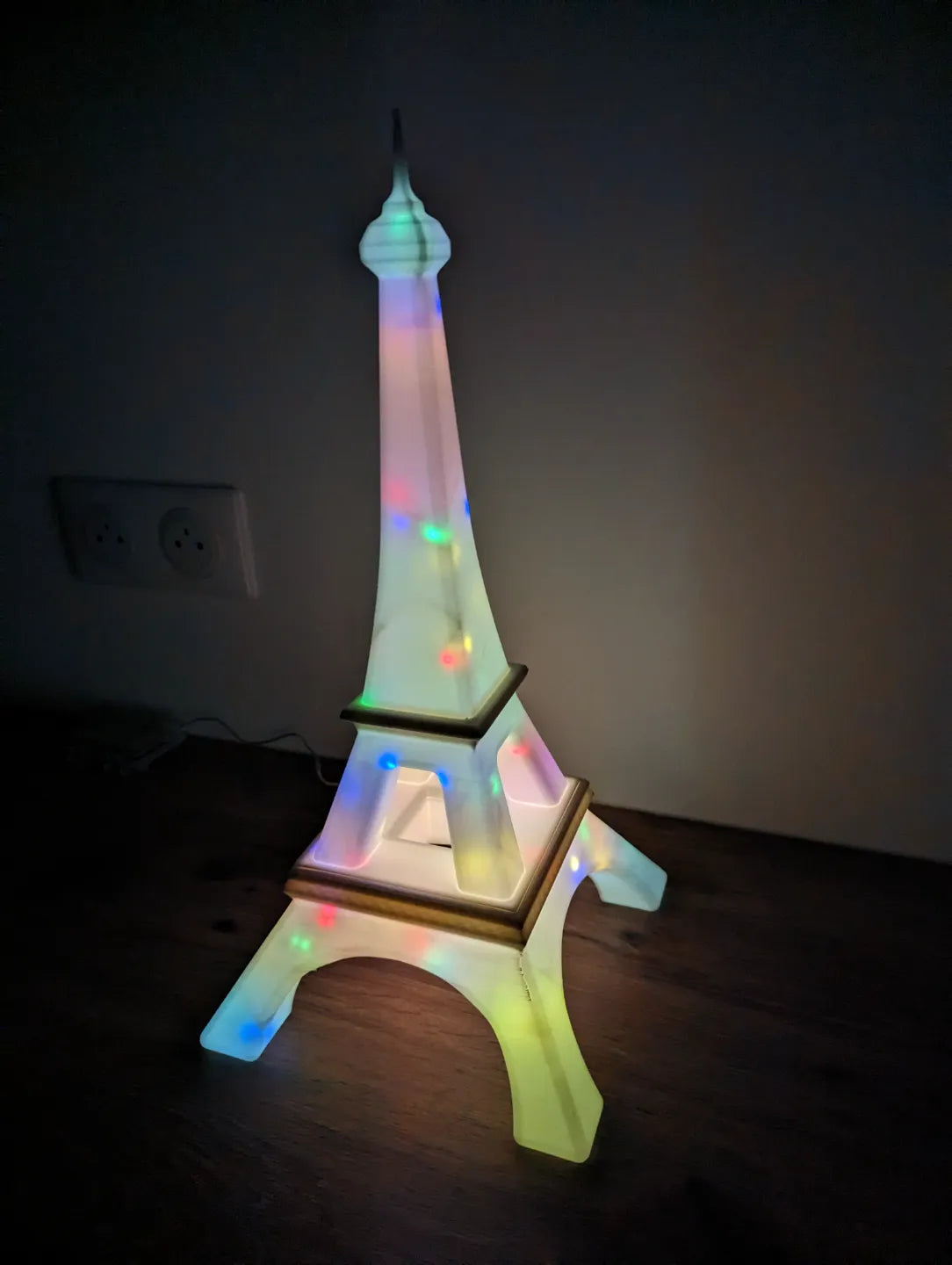Lampe Tour Eiffel / Lampe Tour Eiffel de 41 cm - Voyage Print