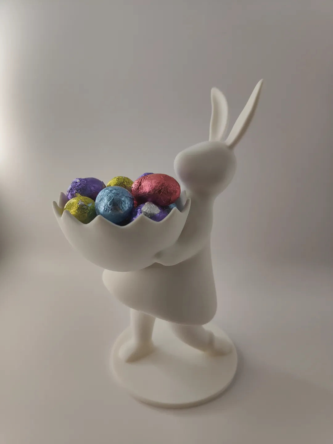 Bol de lapin de Pâques minimaliste, pour les œufs en chocolat - Fêtes Print