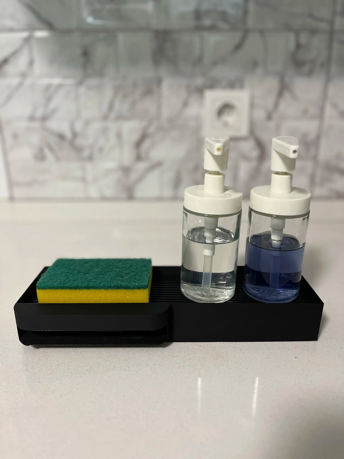 Zone d'éponge et de distributeur de savon (auto-drainante) - Beauté Print